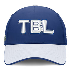 Tampa Bay Lightning - Fanatics Authentic Pro Rink Team Code Flex Hat Blue/White
