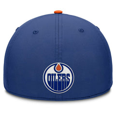 Edmonton Oilers - Fanatics Authentic Pro Rink Team Code Flex Hat Royal/Orange