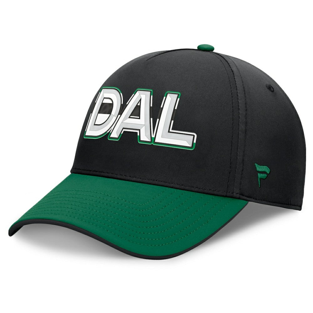 Dallas Stars - Fanatics Authentic Pro Rink Team Code Flex Hat Black/Kelly Green