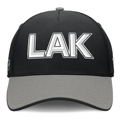 Los Angeles Kings - Fanatics Authentic Pro Rink Team Code Flex Hat Black/Gray