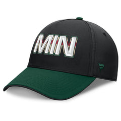Minnesota Wild - Fanatics Authentic Pro Rink Team Code Flex Hat Black/Green