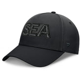 Seattle Kraken Fanatics Authentic Pro Road Team Code Flex Hat Black