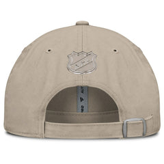 Vegas Golden Knights Fanatics Authentic Pro Road Adjustable Hat Tan