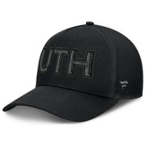 Utah Mammoth - Fanatics Authentic Pro Road Team Code Trucker Adjustable Hat Black