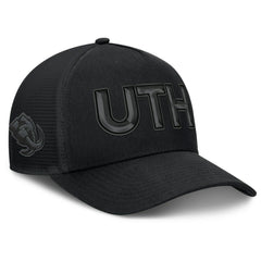 Utah Mammoth - Fanatics Authentic Pro Road Team Code Trucker Adjustable Hat Black