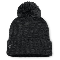 Boston Bruins Fanatics Women's Authentic Pro Road Cuffed Knit Hat with Pom Black