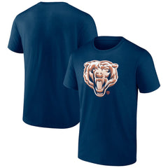 Chicago Bears Chrome Dimension T-Shirt Navy - NFL