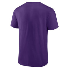 Minnesota Vikings Chrome Dimension T-Shirt Purple - NFL