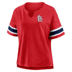 St. Louis Cardinals Fanatics Women's Curl Route T-Shirt Clearance