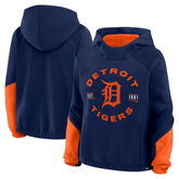 Detroit Tigers Fanatics Women's Oversized Time to Win Pullover Hoodie On Sale