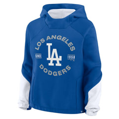 Los Angeles Dodgers Fanatics Women's Oversized Time to Win Pullover Hoodie On Sale
