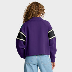 Arizona Diamondbacks Fanatics Women's Oversized Toss Sweep Raglan Pullover Sweatshirt Online