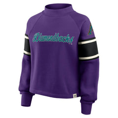 Arizona Diamondbacks Fanatics Women's Oversized Toss Sweep Raglan Pullover Sweatshirt Online