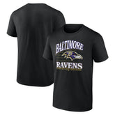 Baltimore Ravens Retro Gridiron T-Shirt Black - NFL