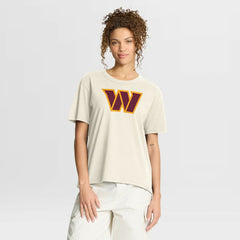 Washington Commanders Women's Dove Legacy T-Shirt Cream - Fanatics