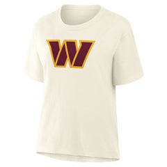 Washington Commanders Women's Dove Legacy T-Shirt Cream - Fanatics