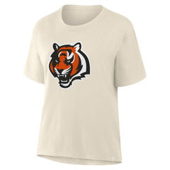 Cincinnati Bengals Women's Dove Legacy T-Shirt Cream - Fanatics
