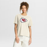 Kansas City Chiefs Women's Dove Legacy T-Shirt Cream - Fanatics