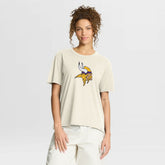 Minnesota Vikings Women's Dove Legacy T-Shirt Cream - Fanatics