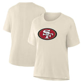 San Francisco 49ers Women's Dove Legacy T-Shirt Cream - Fanatics