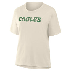 Philadelphia Eagles Women's Dove Legacy T-Shirt Cream - Fanatics