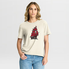 Tampa Bay Buccaneers Women's Dove Legacy T-Shirt Cream - Fanatics
