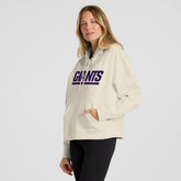 New York Giants Women's Dove Legacy Pullover Hoodie Cream - Fanatics