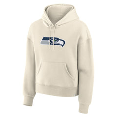 Seattle Seahawks Women's Dove Legacy Pullover Hoodie Cream - Fanatics