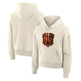 Cleveland Browns Women's Dove Legacy Pullover Hoodie Cream - Fanatics