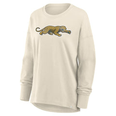 Jacksonville Jaguars Women's Dove Legacy Long Sleeve T-Shirt Cream - Fanatics