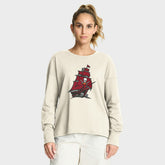Tampa Bay Buccaneers Women's Dove Legacy Long Sleeve T-Shirt Cream - Fanatics