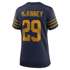 Xavier McKinney Green Bay Packers Women's The 1923 Classic Game Jersey Navy - Nike