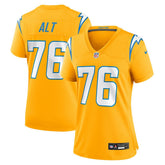 Joe Alt Los Angeles Chargers Women's Alternate Charger Power Game Jersey Gold - Nike