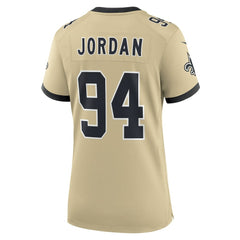 Cameron Jordan New Orleans Saints Women's Gameday Golds Alternate Game Player Jersey Gold - Nike