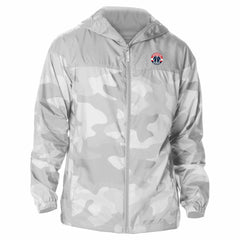 Columbia - Washington Wizards Camo Flash Challenger Windbreaker Full-Zip Jacket - Gray