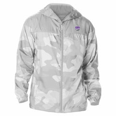 Columbia - Sacramento Kings Camo Flash Challenger Windbreaker Full-Zip Jacket - Gray