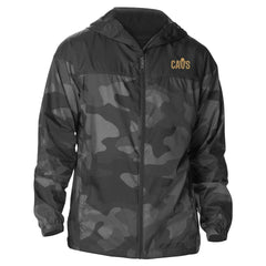 Columbia - Cleveland Cavaliers Camo Flash Challenger Windbreaker Full-Zip Jacket - Black