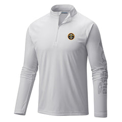 Columbia - Denver Nuggets Terminal Tackle Raglan Omni-Shade Quarter-Zip Jacket - White