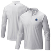 Columbia - Golden State Warriors Terminal Tackle Raglan Omni-Shade Quarter-Zip Jacket - White