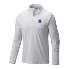 Columbia - Golden State Warriors Terminal Tackle Raglan Omni-Shade Quarter-Zip Jacket - White