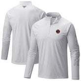 Columbia - Toronto Raptors Terminal Tackle Raglan Omni-Shade Quarter-Zip Jacket - White