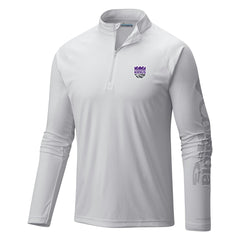 Columbia - Sacramento Kings Terminal Tackle Raglan Omni-Shade Quarter-Zip Jacket - White