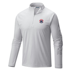 Columbia - Washington Wizards Terminal Tackle Raglan Omni-Shade Quarter-Zip Jacket - White