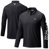 Columbia - Brooklyn Nets Terminal Tackle Raglan Omni-Shade Quarter-Zip Jacket - Black