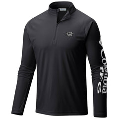 Columbia - Brooklyn Nets Terminal Tackle Raglan Omni-Shade Quarter-Zip Jacket - Black