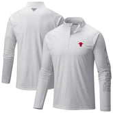 Columbia - Chicago Bulls Terminal Tackle Raglan Omni-Shade Quarter-Zip Jacket - White