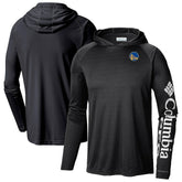 Columbia - Golden State Warriors Terminal Tackle Long Sleeve Hoodie T-Shirt - Black