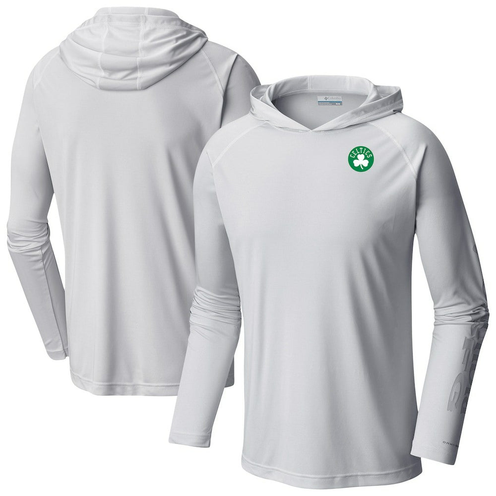 Columbia - Boston Celtics Terminal Tackle Long Sleeve Hoodie T-Shirt - White