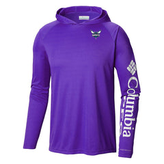 Columbia - Charlotte Hornets Terminal Tackle Long Sleeve Hoodie T-Shirt - Purple