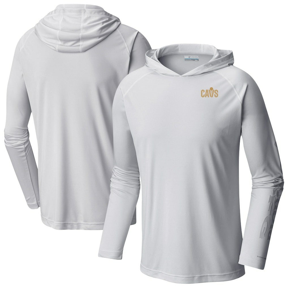 Columbia - Cleveland Cavaliers Terminal Tackle Long Sleeve Hoodie T-Shirt - White